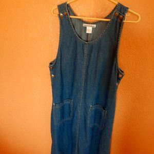 Blue denim jumper medium